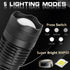 Adjustable Rechargeable Tactical Flashlight USB LED Super Bright Zoomable IPX65 Waterproof Portable Torchlight Flash Lamp USB Charging For Hiking Camping Running Fishing - STEVVEX Lamp - 200, Flashlight, Gadget, Headlamp, Headlight, lamp, LED Flashlight, LED Headlamp, LED Headlight, LED torchlight, Rechargeable Flashlight, Rechargeable Headlamp, Rechargeable Headlight, Rechargeable Headtorch, Rechargeable Torchlight, Torchlight - Stevvex.com