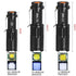 Adjustable Rechargeable Water Resistant Super Bright Mini Handheld Flashlights LED Zoomable Flashlight For Camping Fishing Bicycle Light Kids Indoor Outdoor Hiking - STEVVEX Lamp - 200, Adjustable Flashlight, Adjustable Headlight, Adjustable Headtorch, Adjustable Torchlight, Bright Flashlight, Flashlight, Gadget, Headlamp, Headlight, LED Light, Torchlight, Zoomable Flashlight, Zoomable Headlamp, Zoomable Headlight, Zoomable Torchlight - Stevvex.com