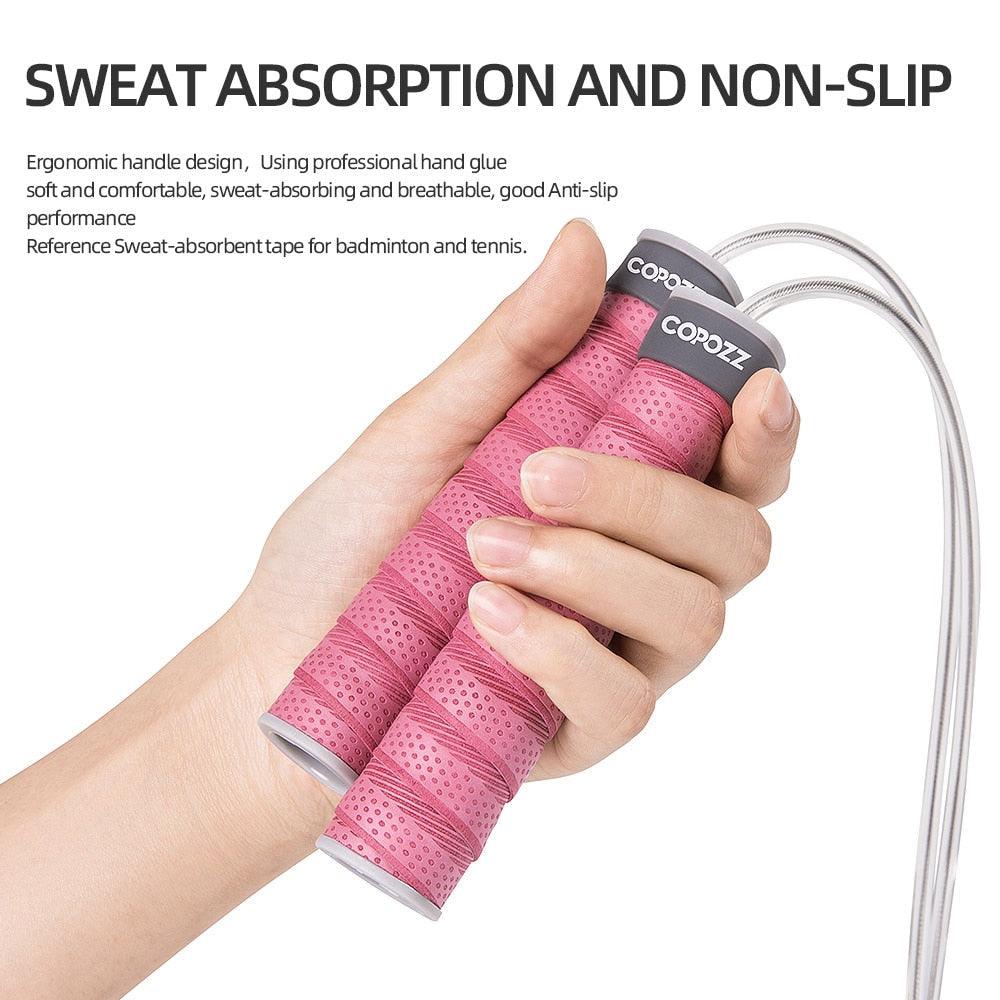 Adjustable Sport Jump Rope Skip Speed Weighted Jump Ropes With Weight Block Cable Fitness Training Anti-Slip Handle Jump Rope For Fitness Workout Adjustable Skipping Rope For Exercise Boxing