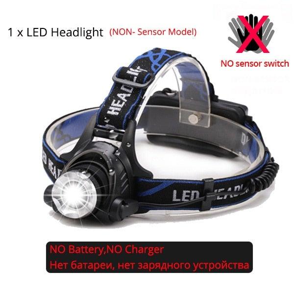 Adjustable USB Rechargeable IR Sensor Super Bright Headlight Battery For Long Working Time LED Headlamp Fishing Waterproof Head Light Lamp Perfect For Running Camping - STEVVEX Lamp - 200, Flashlight, Gadget, Headlamp, Headlight, lamp, LED Headlamp, Rechargeable Flashlight, Rechargeable Headlamp, Rechargeable Headlight, Rechargeable Headtorch, Rechargeable Torchlight, Waterproof Headlamp, Waterproof Headlight, Waterproof Torchlight - Stevvex.com