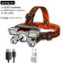 Adjustable USB Rechargeable Torch Lamp Built-in Battery 5 Led Strong Headlight Waterproof Rechargeable Super Bright Head-Mounted Flashlight For Outdoor Night Camping - STEVVEX Lamp - 200, Flashlight, Gadget, Headlamp, Headlight, Headtorch, lamp, Rechargeable Flashlight, Rechargeable Headlamp, Rechargeable Headlight, Rechargeable Torchlight, Waterproof Flashlight, Waterproof Headlamp, Waterproof Headlight, Waterproof Torchlight - Stevvex.com