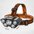 Adjustable USB Rechargeable Torch Lamp Built-in Battery 5 Led Strong Headlight Waterproof Rechargeable Super Bright Head-Mounted Flashlight For Outdoor Night Camping - STEVVEX Lamp - 200, Flashlight, Gadget, Headlamp, Headlight, Headtorch, lamp, Rechargeable Flashlight, Rechargeable Headlamp, Rechargeable Headlight, Rechargeable Torchlight, Waterproof Flashlight, Waterproof Headlamp, Waterproof Headlight, Waterproof Torchlight - Stevvex.com