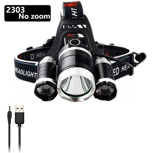 Adjustable Zoomable Headlamp Ultra Bright Rechargeable LED Bright High Lumen Head Lights Head Lamp Waterproof Flashlight For Outdoor Cmaping Fishing Hiking Biking Fishing Headlamp Running Headlamp - STEVVEX Lamp - 200, Flashlight, Headlamp, Headlight, lamp, LED Headlight, Rechargeable Flashlight, Rechargeable Headlamp, Rechargeable Headlight, Rechargeable Torchlight, Torchlight, Zoomable Flashlight, Zoomable Headlamp, Zoomable Headlight, Zoomable Torchlight - Stevvex.com