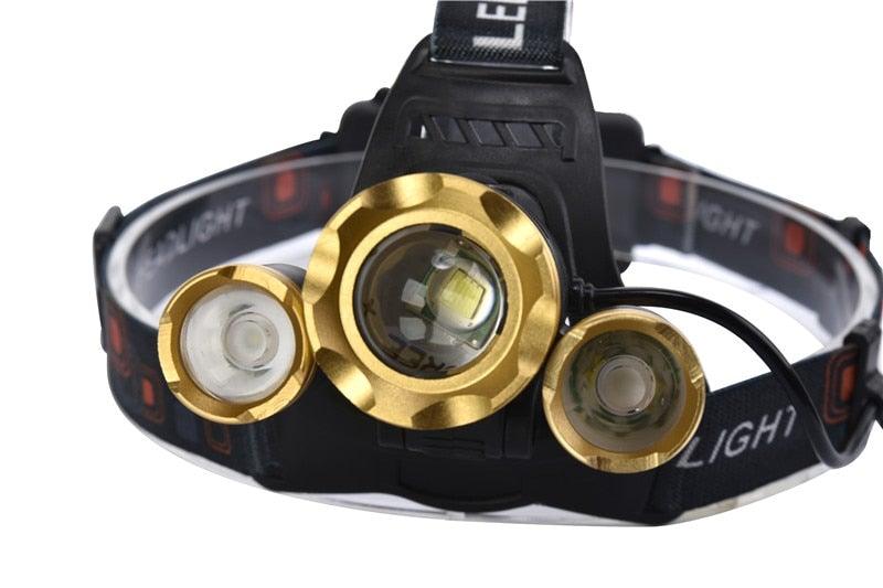 Adjustable Zoomable Headlamp Ultra Bright Rechargeable LED Bright High Lumen Head Lights Head Lamp Waterproof Flashlight For Outdoor Cmaping Fishing Hiking Biking Fishing Headlamp Running Headlamp - STEVVEX Lamp - 200, Flashlight, Headlamp, Headlight, lamp, LED Headlight, Rechargeable Flashlight, Rechargeable Headlamp, Rechargeable Headlight, Rechargeable Torchlight, Torchlight, Zoomable Flashlight, Zoomable Headlamp, Zoomable Headlight, Zoomable Torchlight - Stevvex.com