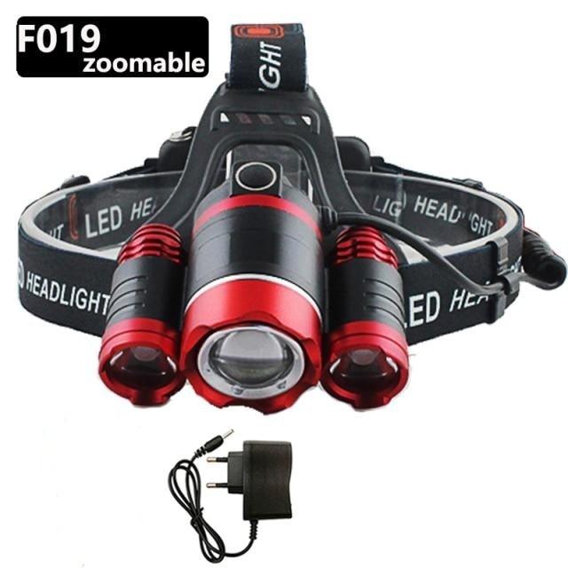 Adjustable Zoomable Headlamp Ultra Bright Rechargeable LED Bright High Lumen Head Lights Head Lamp Waterproof Flashlight For Outdoor Cmaping Fishing Hiking Biking Fishing Headlamp Running Headlamp - STEVVEX Lamp - 200, Flashlight, Headlamp, Headlight, lamp, LED Headlight, Rechargeable Flashlight, Rechargeable Headlamp, Rechargeable Headlight, Rechargeable Torchlight, Torchlight, Zoomable Flashlight, Zoomable Headlamp, Zoomable Headlight, Zoomable Torchlight - Stevvex.com