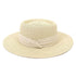 Adult Summer Straw Hat Fashion Casual Beach Fedora Hat Wide Brim Straw Hat Luxury Fedora Summer Packable Sun Hat Lightweight Women Beach Sun Hat Breathable Sun Hats For Women 56-58cm