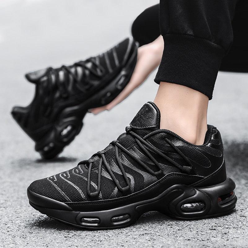 Air Cushion Mens Comfortables Sneakers Breathable Non Slip Casual Lightweight Running Gym Sneakers Jogging Walking Couples Outdoor Gym Sport Mens Sneakers