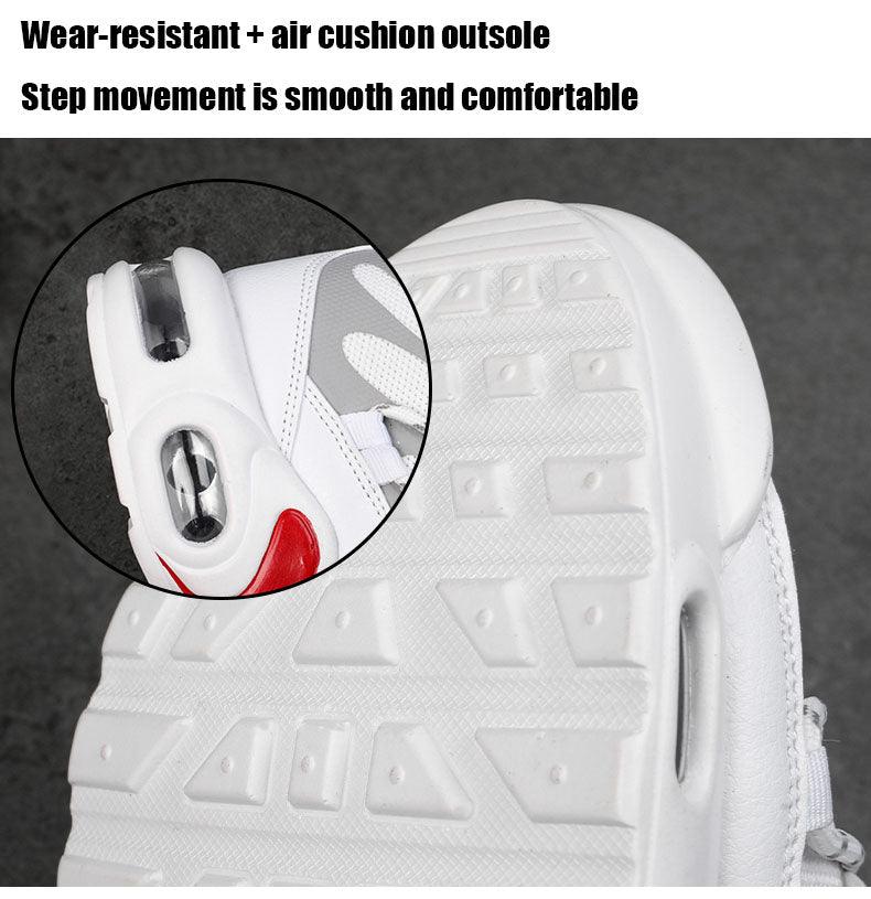 Air Cushion Mens Comfortables Sneakers Breathable Non Slip Casual Lightweight Running Gym Sneakers Jogging Walking Couples Outdoor Gym Sport Mens Sneakers