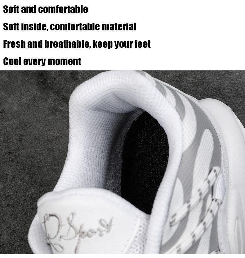 Air Cushion Mens Comfortables Sneakers Breathable Non Slip Casual Lightweight Running Gym Sneakers Jogging Walking Couples Outdoor Gym Sport Mens Sneakers