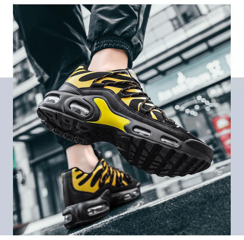 Air Cushion Mens Comfortables Sneakers Breathable Non Slip Casual Lightweight Running Gym Sneakers Jogging Walking Couples Outdoor Gym Sport Mens Sneakers