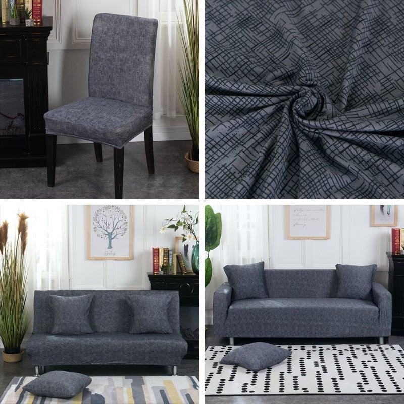 All black flower printed Chair Cover Washable Removable big elastic seat Covers Slipcovers Stretch for banquet hotel arm wedding