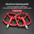 Aluminum Alloy Bicycle Pedals Road Anti-Slip Ultralight Sealed Bearing One-Piece Molding Anti-Oxidation Bike Pedals Mountain Bike Pedals Flat Pedals Nylon Fiber Bicycle Platform Pedals For Road Mountain