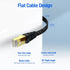 CAT7 Ethernet Cable 10G 600MHz Shielded Flat RJ45 Internet Network Patch Cord Fast LAN Wire Network Gold Plated Lead Polyester Braided For Gaming - STEVVEX Cable - 220, cable, cable connector, cable for PC, CAT7 Ethernet Cable, Connector PC, Ethernet LAN Cable, Fast LAN Wire Network, Flat RJ45 Internet Network, LAN Cable, LAN Connector PC, LAN Network, LAN Network Cable, Network Ethernet LAN Cable, Network LAN Cable, RJ45 Internet Network - Stevvex.com