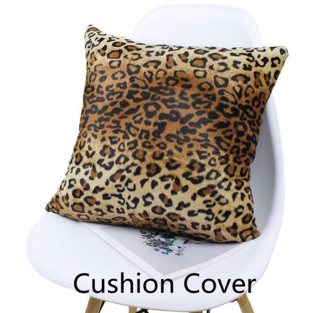 Animal Pillow Covers Zebra Deer Tiger Leopard Pattern Plush Pillow Case Custom Bed Chair Home Decor Cushion Covers