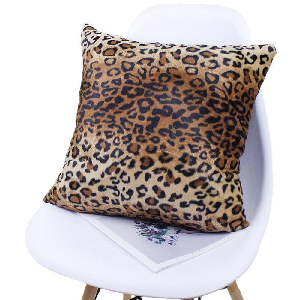 Animal Pillow Covers Zebra Deer Tiger Leopard Pattern Plush Pillow Case Custom Bed Chair Home Decor Cushion Covers