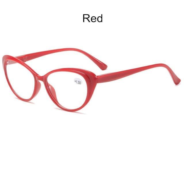 Anti-blue Light Coated Lenses Luxury Red Black Fashion Cat Eye Glasses For  Women Reading Glasses & Men Computer Cateye Blue Light Blocking Reading Glasses