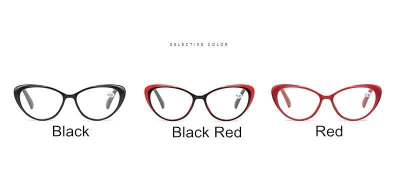 Anti-blue Light Coated Lenses Luxury Red Black Fashion Cat Eye Glasses For  Women Reading Glasses & Men Computer Cateye Blue Light Blocking Reading Glasses