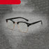 Anti Blue Light Half Frame Reading Glasses For  Women And  Men Anti Eye strain  Fashion Classic Style Retro Eyeglasses New Eyewear Simple Modern Design  Everyday Sunglasses For Men