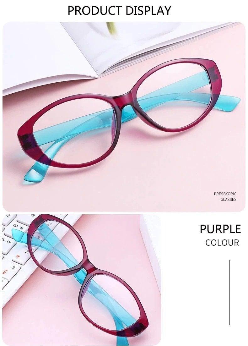 Anti-blue Light Reader Sunglasses Attractive Reading Glasses Anti-blue Light Glasses For Female Reading Glasses For Cat Eye Reading Glasses for Women Blue Light Blocking