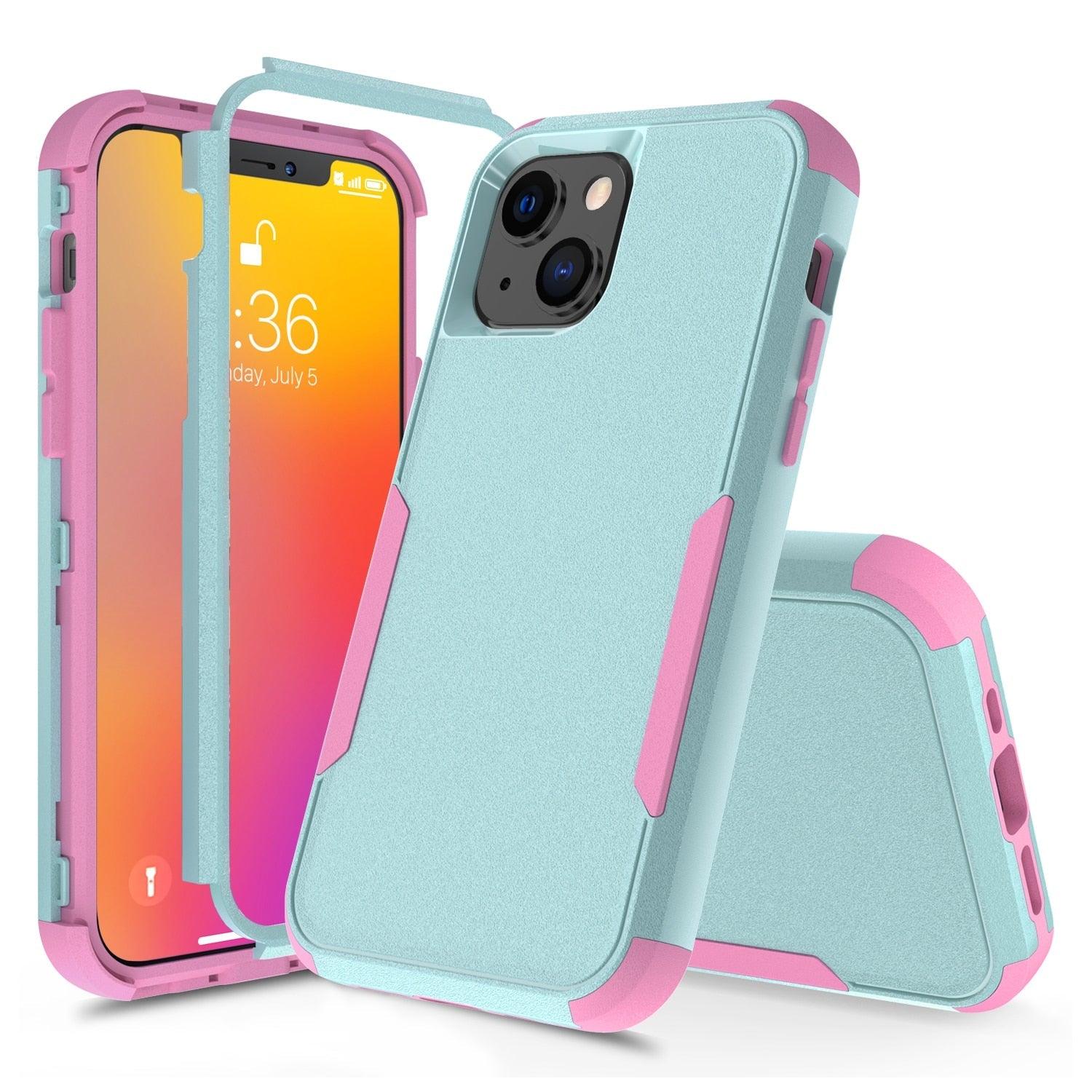 Anti-Drop Protective Case Bumper Case Protective Cover For iPhone 11 Pro Max Case Armor Hard Shockproof Phone Cover For iPhone  7 8 Plus X XR