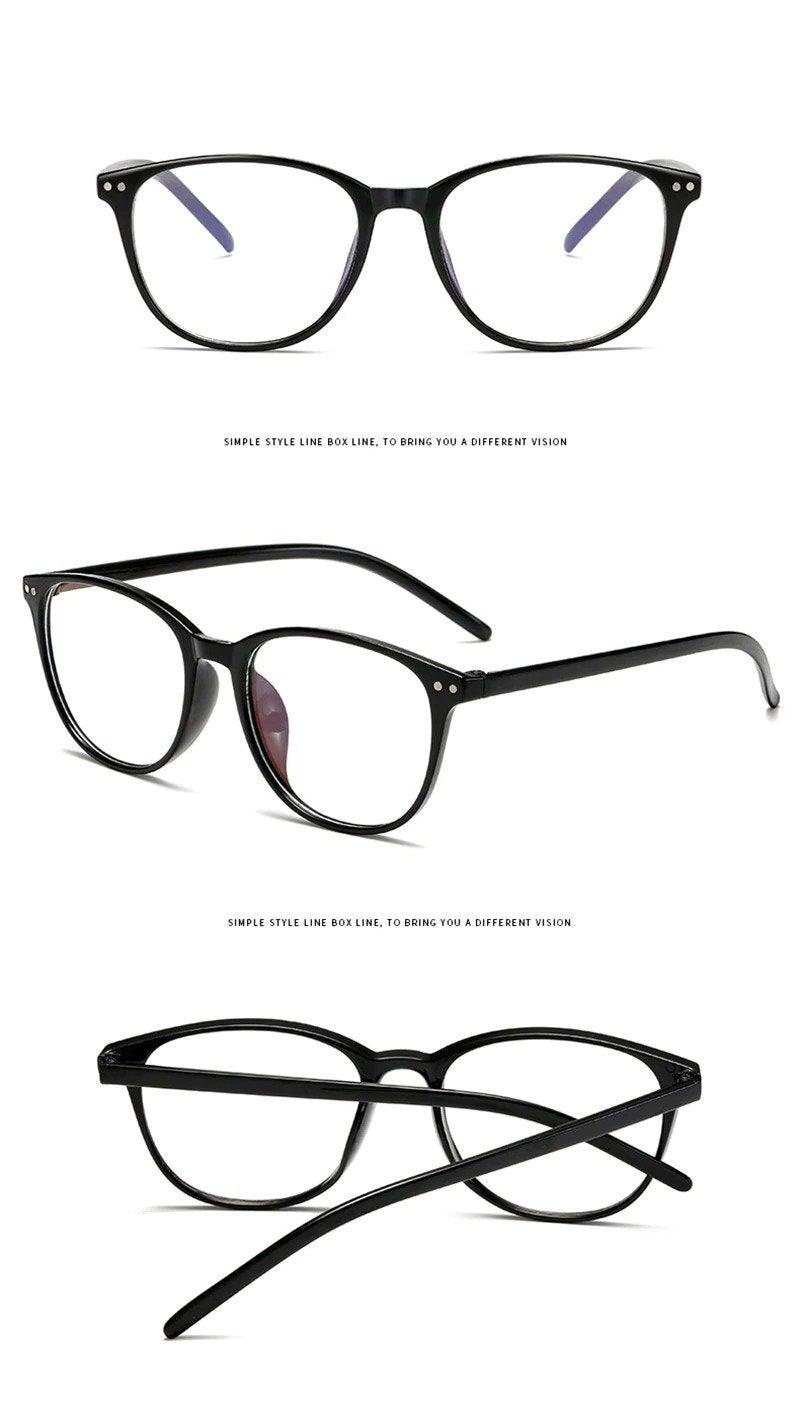 Anti Eye Strain Attractive Anti Blue Light Computer Reading Glasses For Women & Men Round New Reading Presbyopic Attractive Glasses For Men And Women