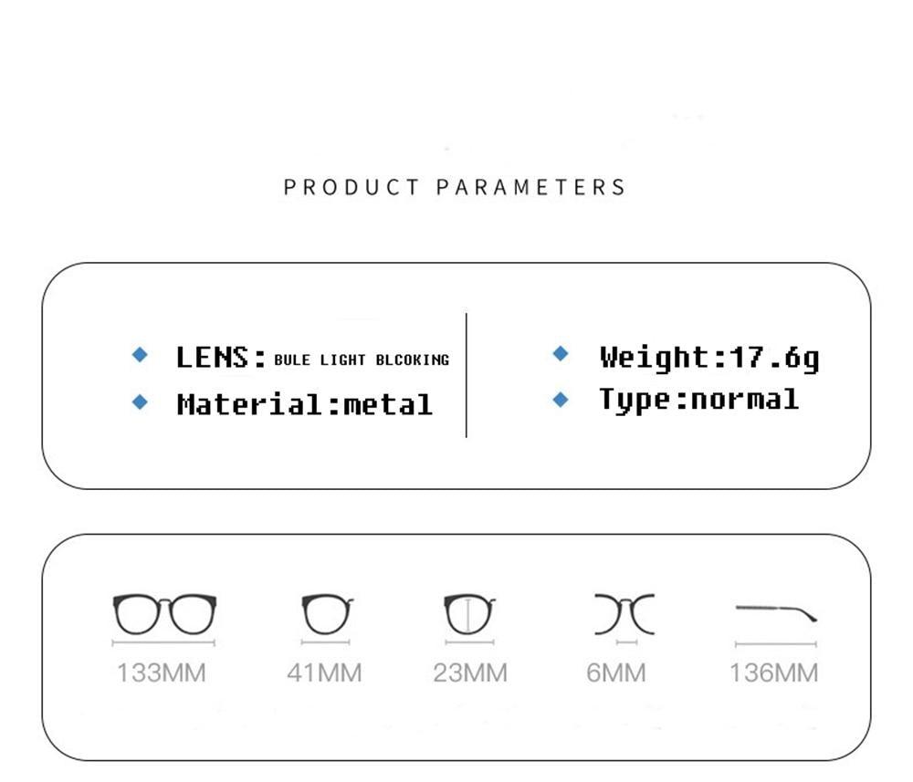 Anti-Light Reading Glasses Metal Foldable Presbyopia Eyewear With Case Thin Magnifying Glasses  Safety Glasses With Clear Anti Fog Scratch Resistant Wrap-Around Lenses No-Slip Grips Glasses For Men Women+3+3.5+4