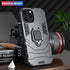 Anti Shock Case For iPhone 11 12 13 14 Pro XR Xs Max X 8 7 6 Plus 5S Magnet Armor Case Cover For iPhone Bumper Back Cover Case Full Protection with Ring Holder & in-Built Kickstand 360 Degree Protection