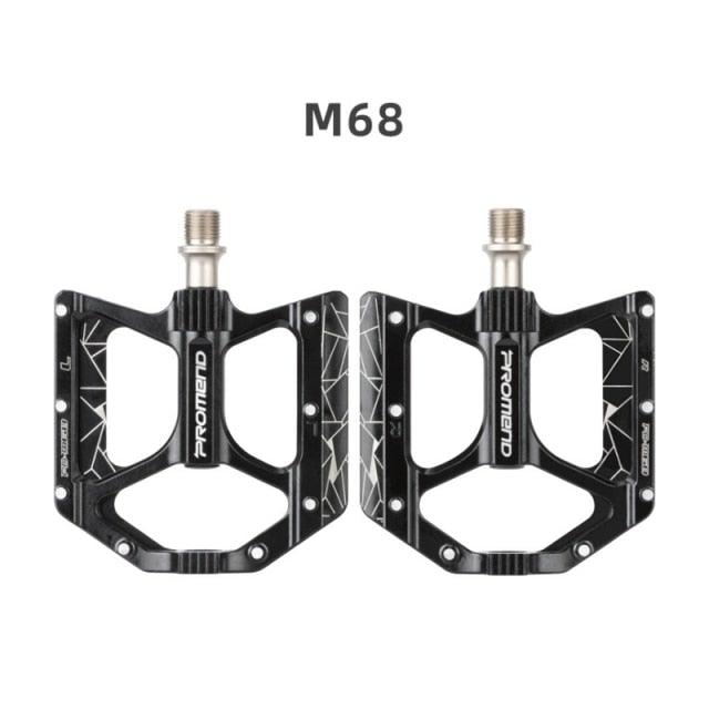 Anti-slip Ultralight Bicycle Pedal Quick Release Pedal Flat 3 Bearings Pedal for Mountain Road Bike Accessories 3 Bearings Mountain Bike Pedals Platform Bicycle Flat Alloy Pedals Pedals Non-Slip Alloy Flat Pedals