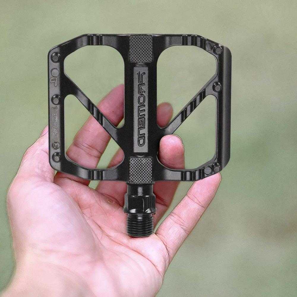 Anti-slip Ultralight Bicycle Pedal Quick Release Pedal Flat 3 Bearings Pedal for Mountain Road Bike Accessories 3 Bearings Mountain Bike Pedals Platform Bicycle Flat Alloy Pedals Pedals Non-Slip Alloy Flat Pedals