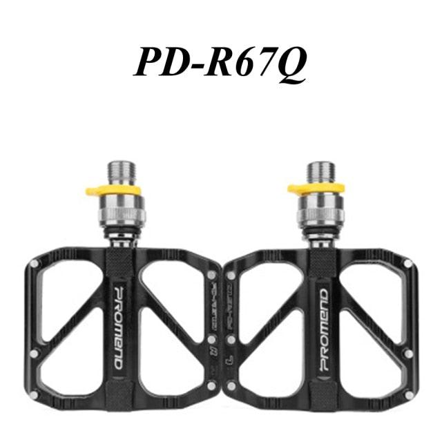 Anti-slip Ultralight Bicycle Pedal Quick Release Pedal Flat 3 Bearings Pedal for Mountain Road Bike Accessories 3 Bearings Mountain Bike Pedals Platform Bicycle Flat Alloy Pedals Pedals Non-Slip Alloy Flat Pedals