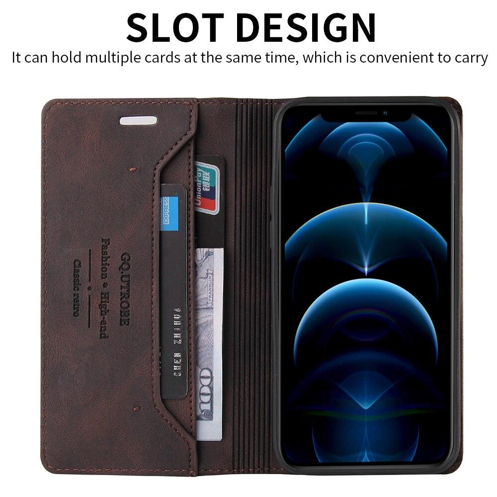 Anti-theft Leather Case For Redmi Note 11 11S 11SE 10 10S 9 8 7 Redmi 10 10A 10C 9A 9C 8A 7A Mi POCO X3 X4 M4 F4 Leather Magnetic Flip Case Cover