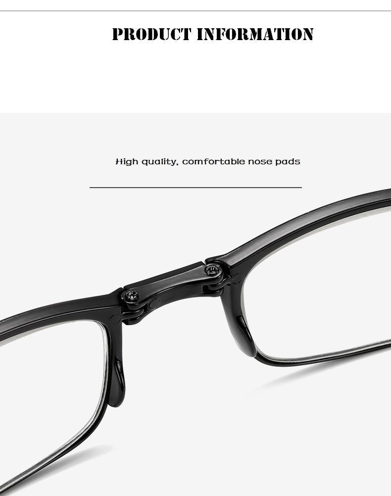 Anti UV Glare Eyestrain Foldable Computer Spring Hinge Readers For Women And  Man Reading Glasses Retro Folding Spectacles Luxury Frame And TR Glasses Blue Light Readers+1.0 +1.5 +2.0 +2.5 +3.0 +3.5 +4.0