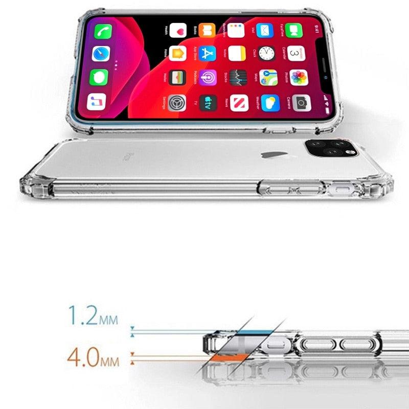 Anti-Yellow Clear Soft Case for Iphone 14 Pro Max 12 11 13 Pro 14 Plus Shockproof Mobile Phone Cover for Iphone14 Slim Soft Edge Shockproof Protective Case for iPhone