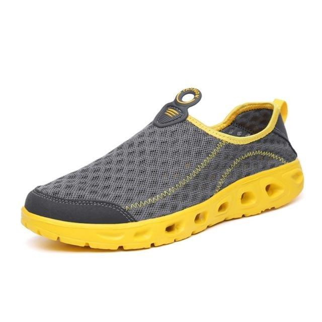 Aqua Shoes Unisex Casual Fashion Mesh Breathable Quick Dry Outdoor Rubber Sole Slip Water Shoes For Beach Water Sports Lightweight Slip On Walking Shoes