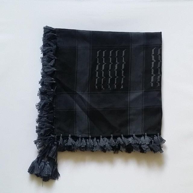 Arab Scarf Shawl Keffiyeh Wrap Shemagh Scarf Mask Cycling Shawl Neck Cover Man Woman Hiking Sunshade Head Wrap Men Scarf Shawl Wrap Pattern of Arab Shemagh Keffiyeh Men Arab Kufiyah Keffiyeh Arabic Muslim Head Wrap