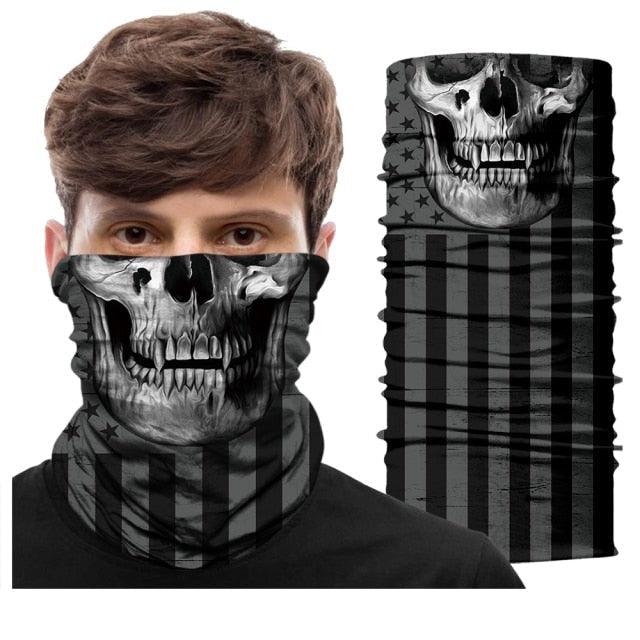 Army Camo Bandana Scarf Skull Balaclava Neck Buff Hunting Facemask Ski Mask Women Men Neck Gaiter Cover Turban Multipurpose Balaclava Elastic UV Face Shields for Women Gaiter Headband Shemagh Washable Cloth Bandanas Women Men