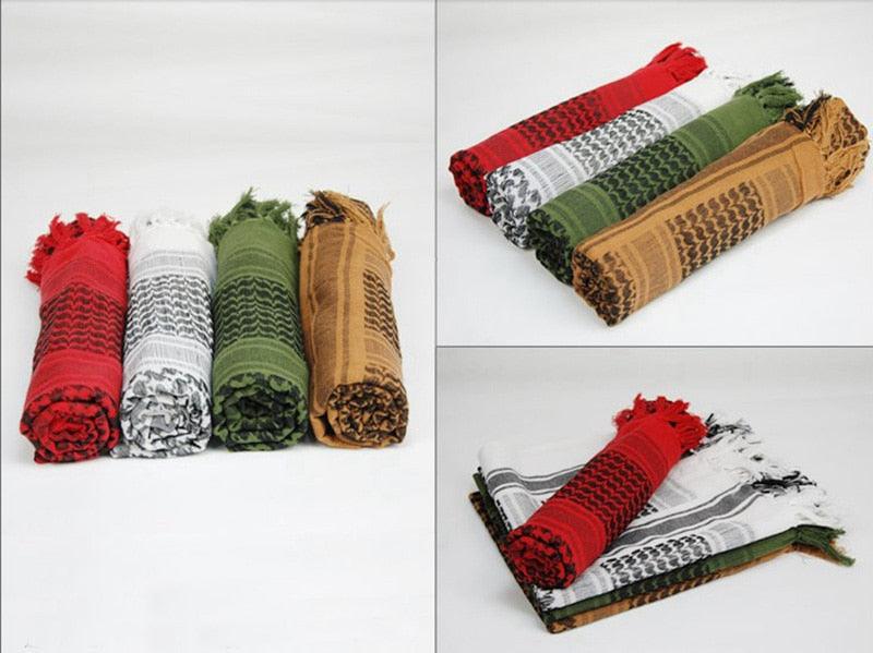 Army Military Tactical Keffiyeh Shemagh Arab Scarf Shawl Neck Cover Head Wrap Cotton Winter Scarves Military Shemagh Army Desert Keffiyeh Arab Scarf Shawl Neck Cover Head Wrap Scarf Military Shemagh Tactical Desert Keffiyeh Head Neck