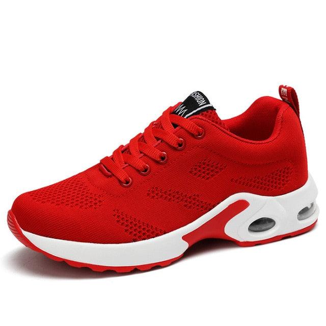 Athletic Sport Platform Sneakers Breathable Women Casual Fashion Height Increasing Shoes Air Cushion Soft Bottom Ultra Lightweight Running Workout Shoes Sports Design