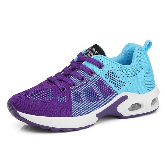 Athletic Sport Platform Sneakers Breathable Women Casual Fashion Height Increasing Shoes Air Cushion Soft Bottom Ultra Lightweight Running Workout Shoes Sports Design