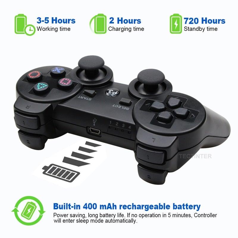 Attractive Green White Wireless Joystick Gamepad Console Controller Compatible With PC Laptop Tablet Support Bluetooth - STEVVEX Game - 221, all in one game controller, best quality joystick, bluetooth wireless gamepad, classic games, classic joystick, controller for pc, game, Game Controller, Game Pad, joystick, joystick for games, Wireless, wireless gamepad controller - Stevvex.com