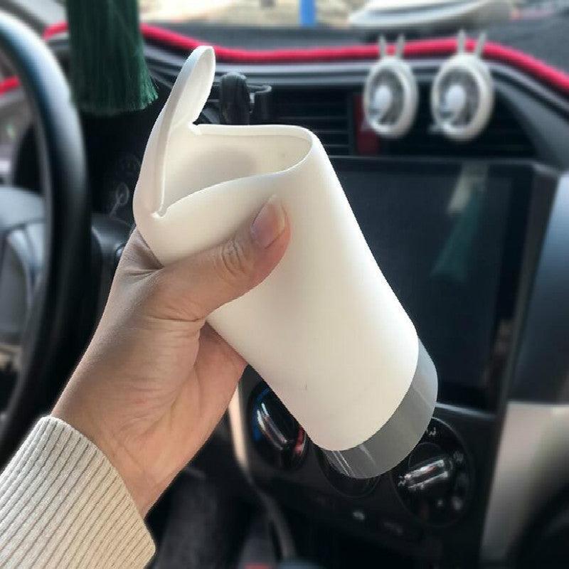 Auto Car Garbage Can Car Trash Can Silicone Garbage Leakproof Vehicle Automotive Cup Holder Car Trash Can Dust Case Holder Rubbish Bin Auto Organizer Storage Box Mini Auto Garbage Can Automotive Vehicle Rubbish Bins Holder for Vehicle Auto Car