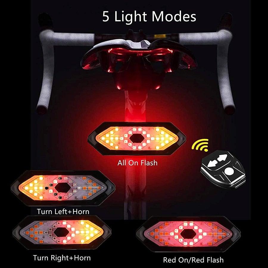 Auto-Sensing Bicycle Light Waterproof Bike Taillight LED USB Rechargable Safety Back Light Riding Warning Saddle Bike Rear Light Waterproof Bike Headlight Taillight LED Light Modes Bike Lights For Night Riding