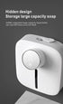 Automatic Liquid Soap Dispenser Intelligent Induction Hand Washer LED Temperature Display Wall-mounted Foam Soap Dispenser Automatic Induction Soap Dispenser Wall-Mounted Mobile Phone Washing Infrared Thermometer Household