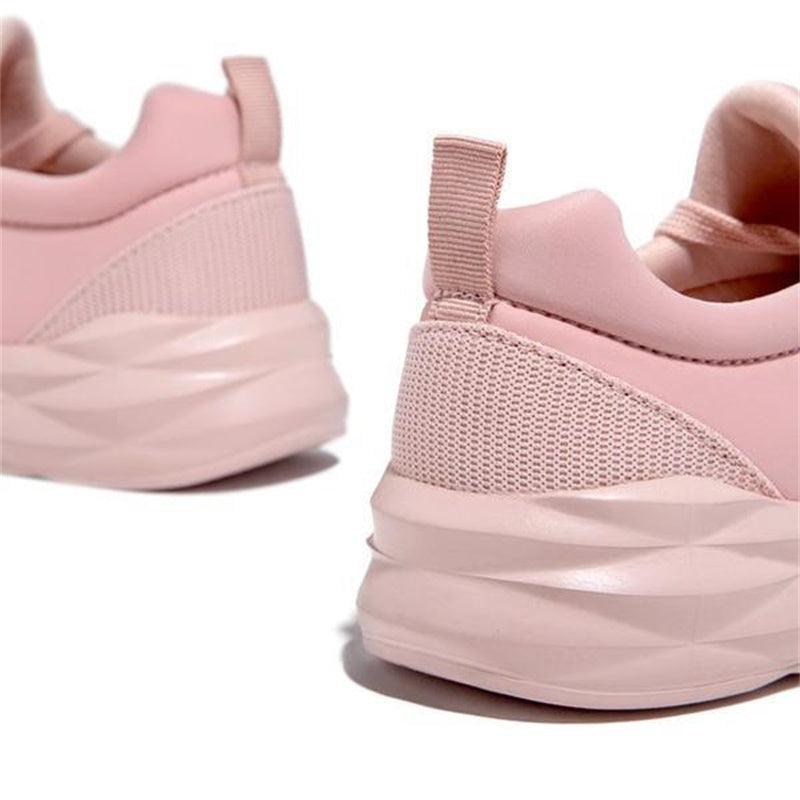 Autumn Sneakers Womens Casual Breathable Sport Shoes Lace Up Sneakers Outdoor Walking Running Shoes Popular Style Running Casual Sneakers Couple Walk Sport Sneakers