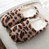 Autumn Winter Home Slippers Women Cotton Floor Shoes Plush Indoor Slippers Women Men Couple Warm House Slippers Slip On Bedroom Slippers With Comfy Fleece Lining