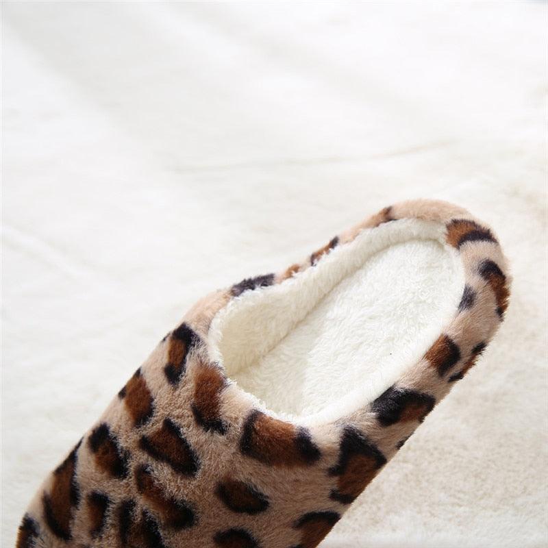 Autumn Winter Home Slippers Women Cotton Floor Shoes Plush Indoor Slippers Women Men Couple Warm House Slippers Slip On Bedroom Slippers With Comfy Fleece Lining