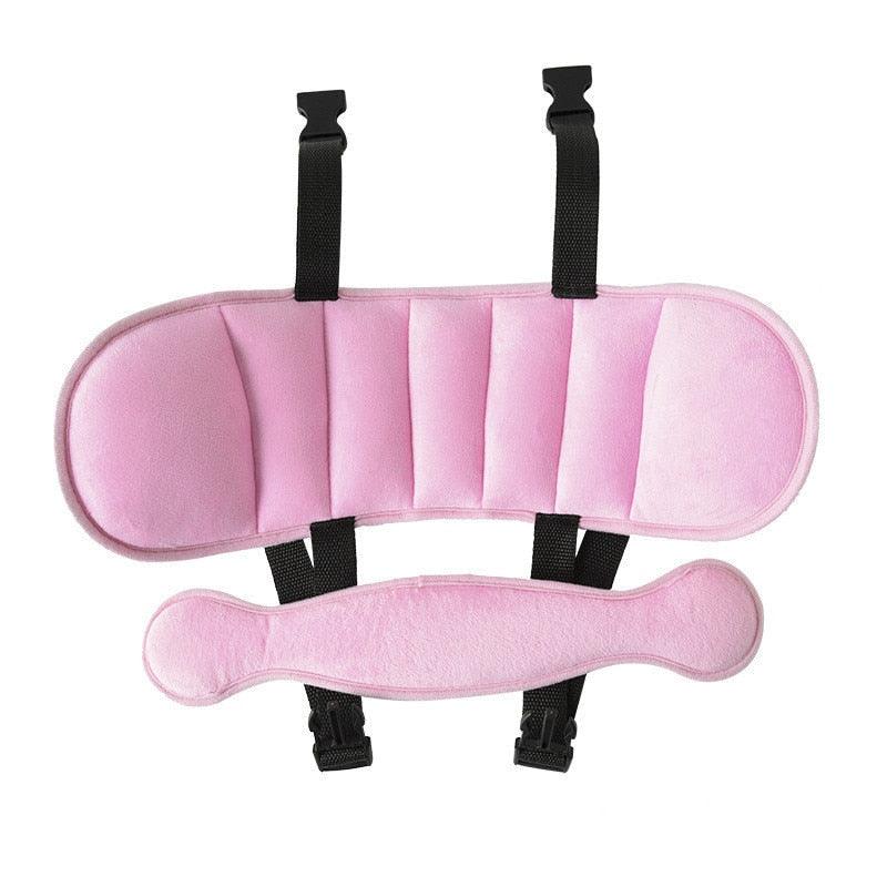 Baby Kids Adjustable Safety Car Seat pillow Head Support Fixed Soft Sleeping Pillows Neck Protection Headrest Sleep Positioners Child Head Support for Car Seats Safe Comfortable Head & Neck Pillow Support Solution for Front Facing Car Seats