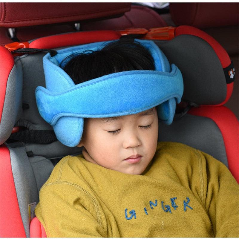 Baby Kids Adjustable Safety Car Seat pillow Head Support Fixed Soft Sleeping Pillows Neck Protection Headrest Sleep Positioners Child Head Support for Car Seats Safe Comfortable Head & Neck Pillow Support Solution for Front Facing Car Seats