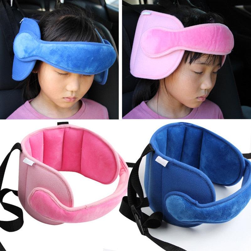 Baby Kids Adjustable Safety Car Seat pillow Head Support Fixed Soft Sleeping Pillows Neck Protection Headrest Sleep Positioners Child Head Support for Car Seats Safe Comfortable Head & Neck Pillow Support Solution for Front Facing Car Seats