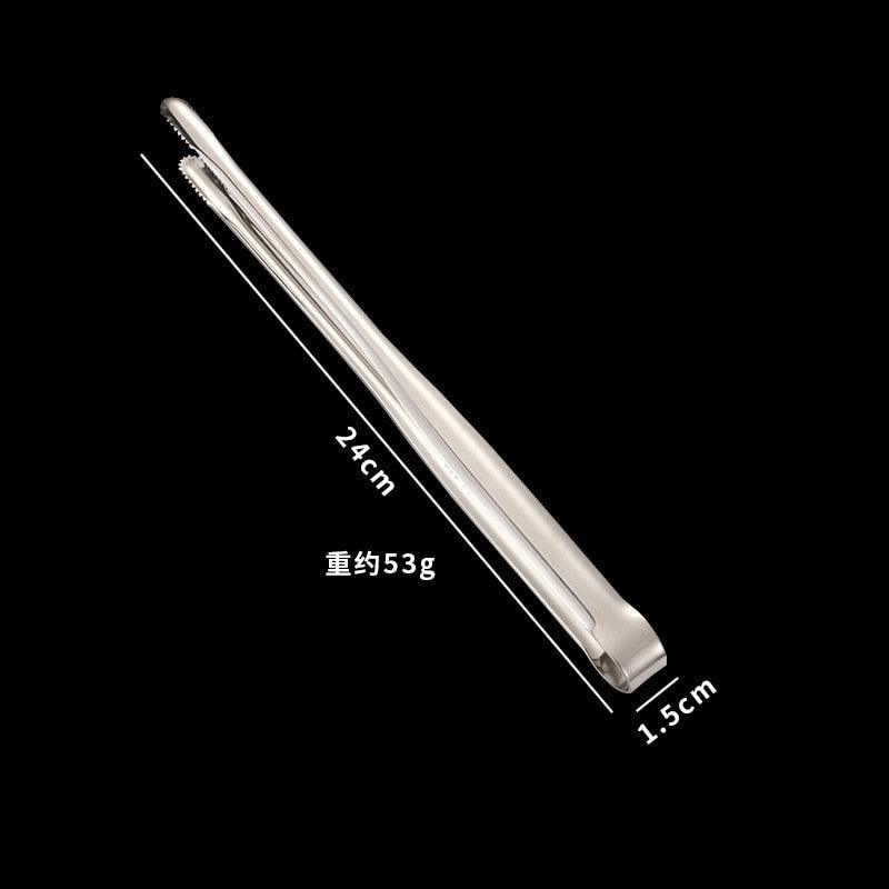 Barbecue Food Tongs Non-Slip Cooking Clip Stainless Steel Tweezers Clip Buffet Restaurant Tools Kitchen Accessories Long Stainless Steel Kitchen Tongs And BBQ Accessories Grill Tweezers for Cooking Grilling